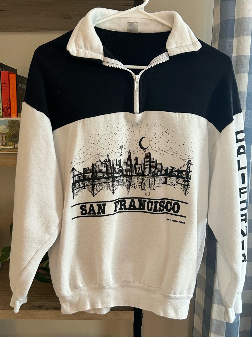 Vintage San Francisco Pullover Sweatshirt Quarter Zip women’s size L